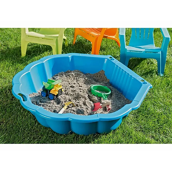Školjkasti pješčanik ili bazen Sandy - Plave boje, 88 x 102 x 21 cm