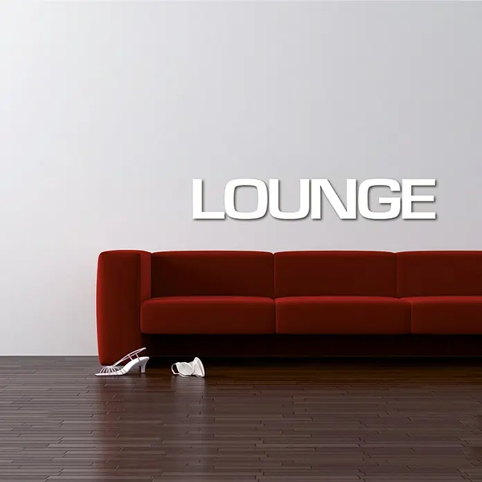 Wanddeko - Lounge, Weiß, 120 x 20 cm - Vorderansicht