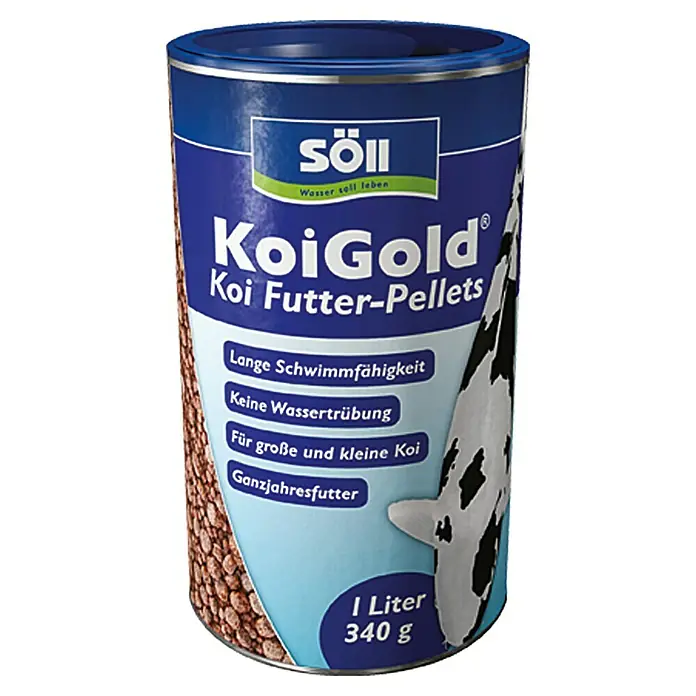 Söll Teich-Fischfutter KoiGold - 340 g - Vorderansicht