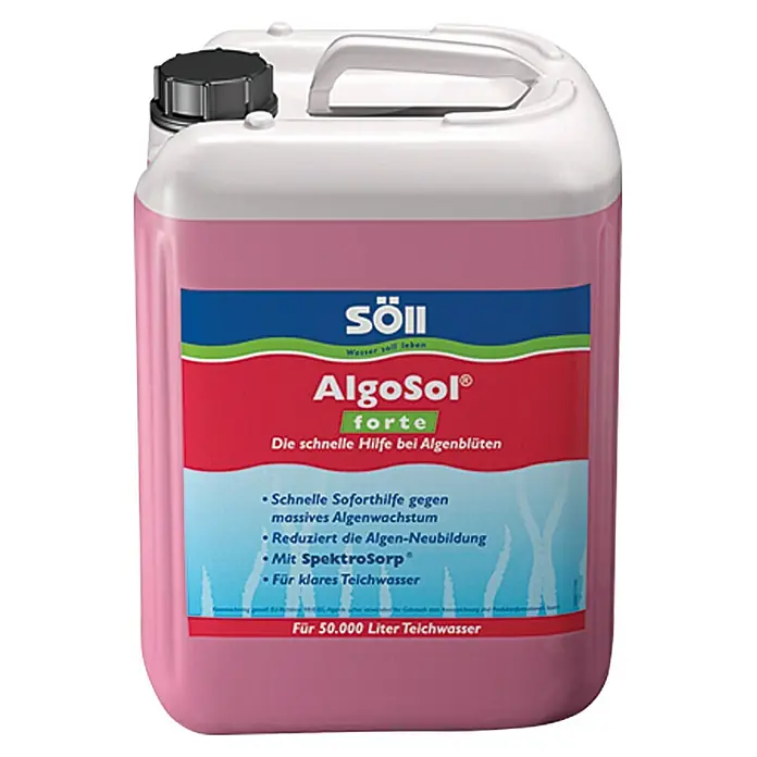 Söll Algenvernichter AlgoSol Forte - 2,5 l - Vorderansicht
