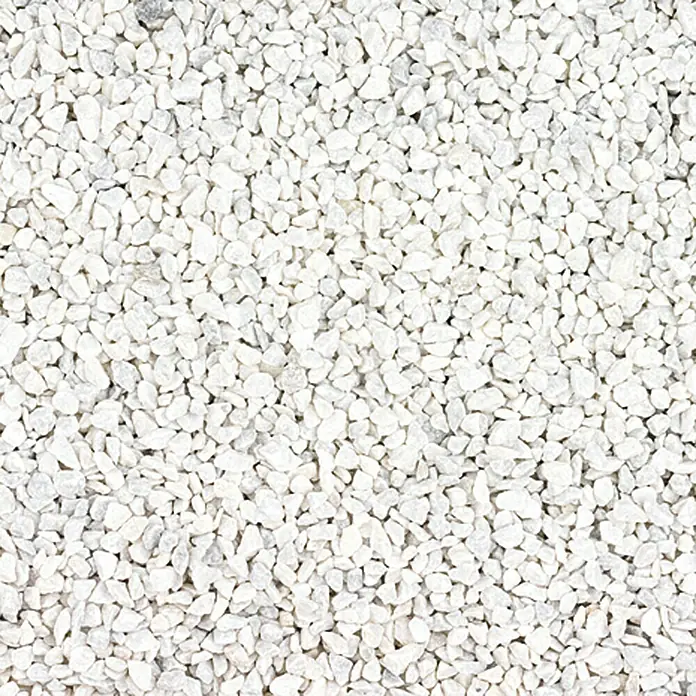 Min2C Mramorni granulat - Bijele boje, Granulacija: 7 mm - 12 mm, 25 kg