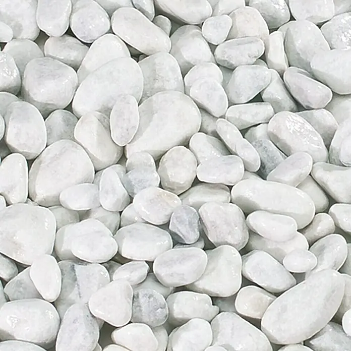 Min2C Ukrasni kamenčići - Bijele boje, Granulacija: 25 mm - 40 mm, 25 kg