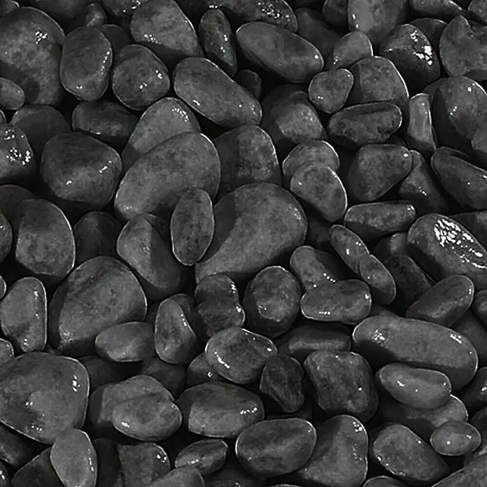 Min2C Marmorkiesel - Schwarz, Körnung: 15 mm - 25 mm, 25 kg