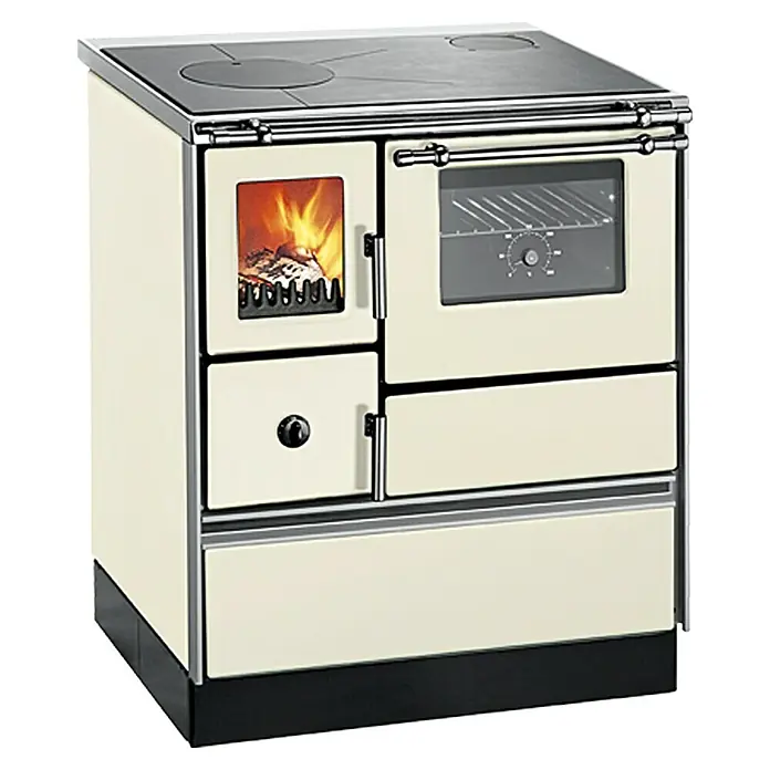 Westminster Küchenherd K 176 F/A - 5 kW, Raumheizvermögen: 124 m³, Backofen rechts, Elfenbein