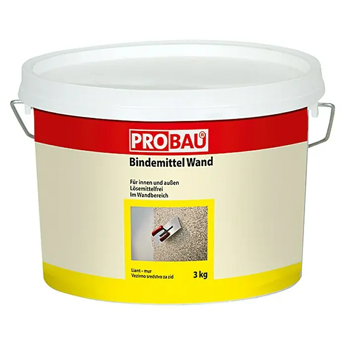 Probau Bindemittel Wand - 3 kg, Geeignet für: Steinchenteppich - Vorderansicht