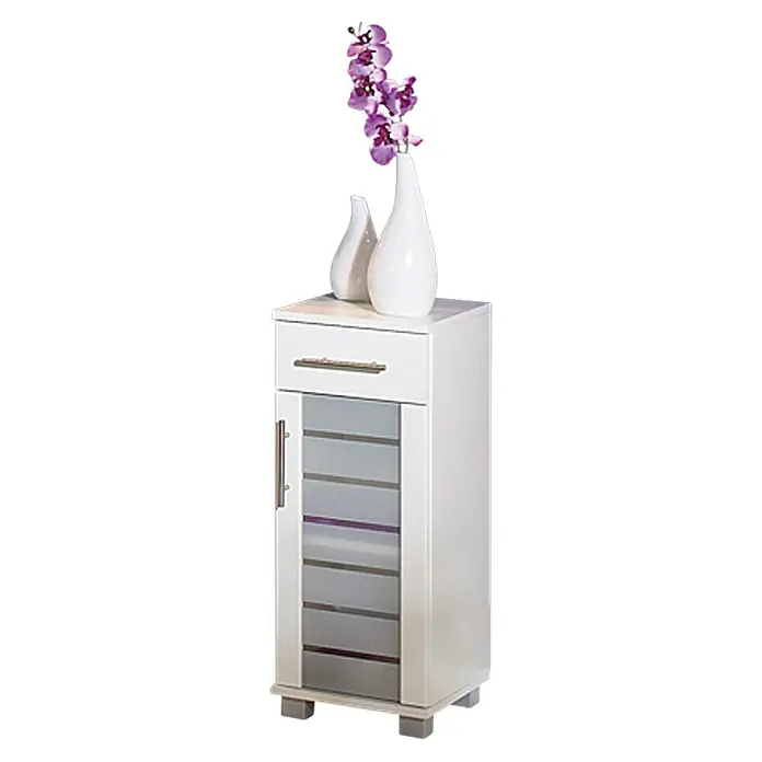 Schildmeyer Niko Unterschrank - 30 x 32,5 x 75 cm, Perlweiß - Rechte Seitenansicht
