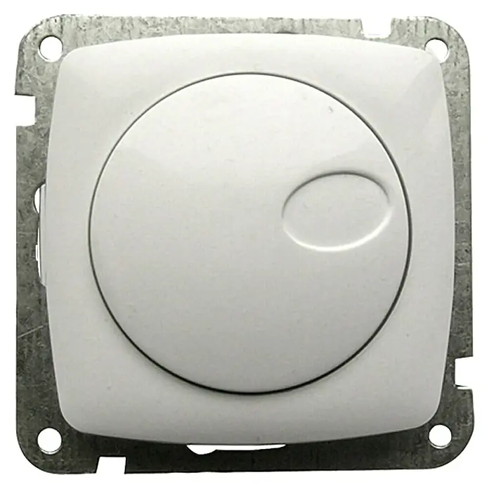 UniTEC Roma Dimmer - 20 W - 400 W, Unterputz - Vorderansicht