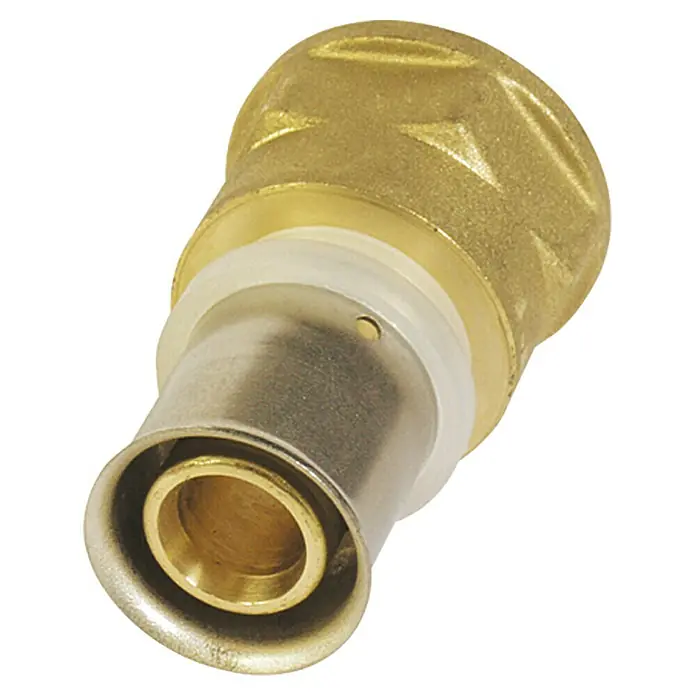 Press-Übergangsnippel - Durchmesser: 16 mm, Innengewinde: ½″