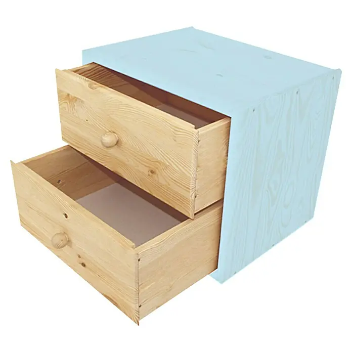 Regalux Komplet ladica - 17 x 42 x 33 mm, Crnogorično drvo