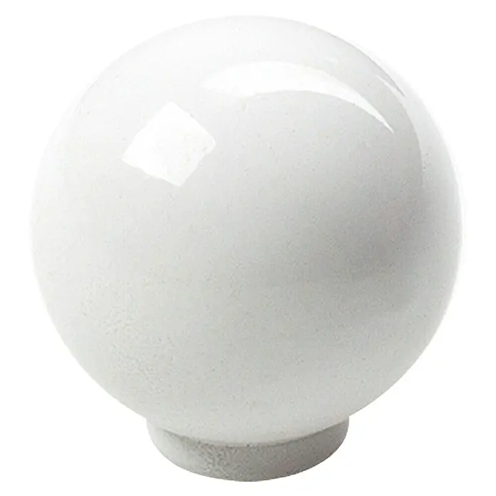 Möbelknopf - Ø x H: 25 x 26 mm, Kunststoff, Weiß
