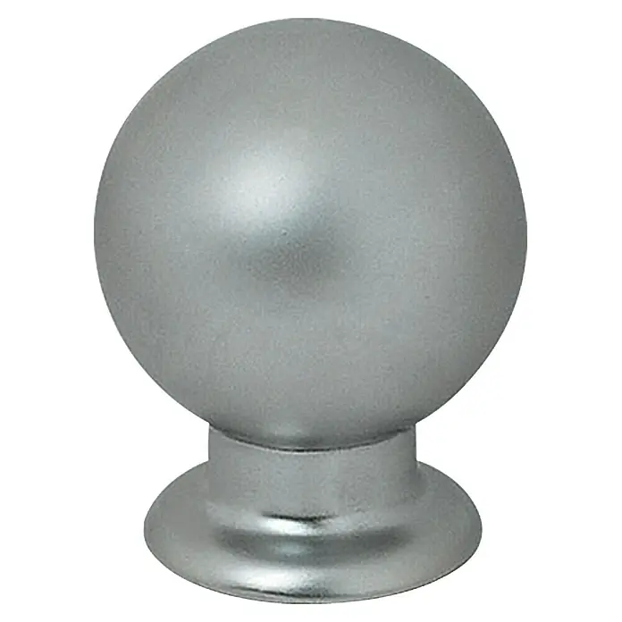 Möbelknopf - Sonstige, Verchromt, Durchmesser: 24 mm - Vorderansicht