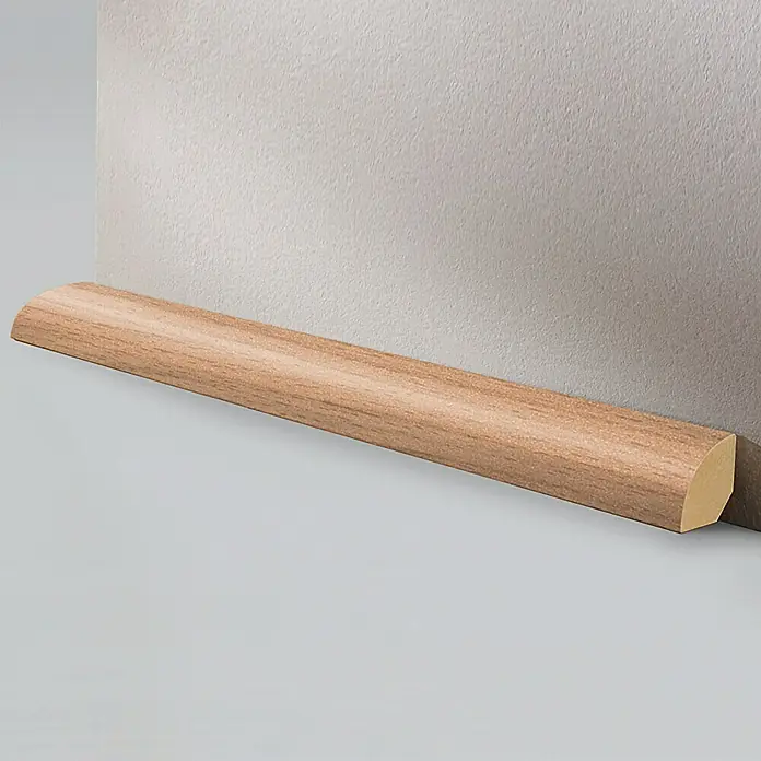 LOGOCLIC Viertelstab Buche Hell - 2,6 m x 22 mm x 22 mm, Viertelrund - Detailaufnahme