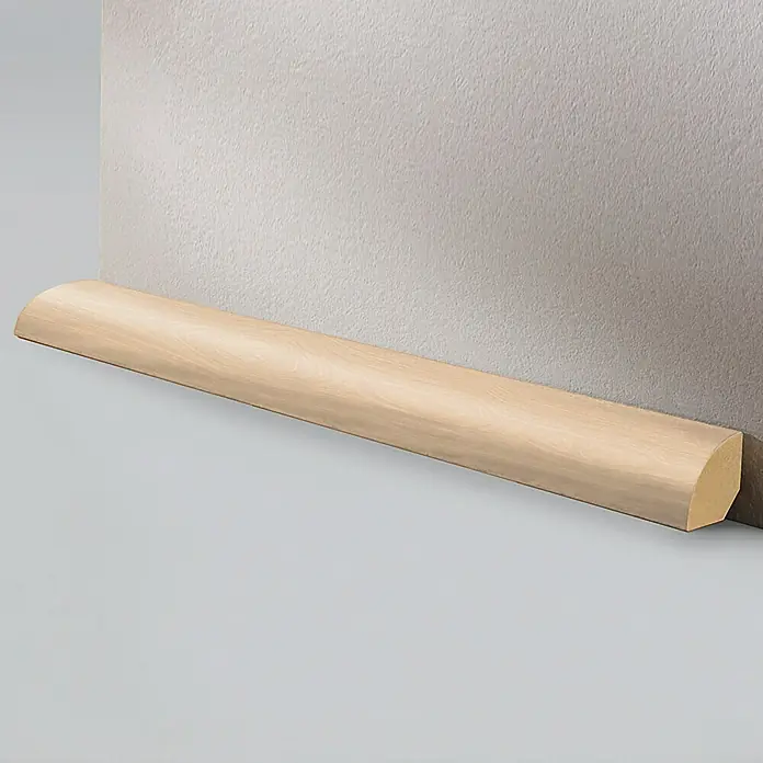 LOGOCLIC Viertelstab Ahorn - 2,6 m x 22 mm x 22 mm, Viertelrund - Detailaufnahme