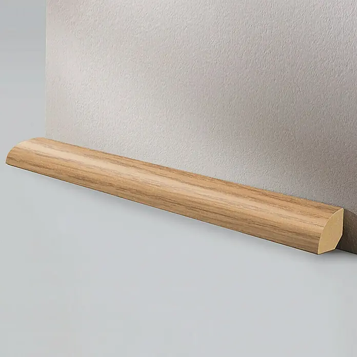 LOGOCLIC Viertelstab Nevada Oak - 2,6 m x 22 mm x 22 mm, Viertelrund - Detailaufnahme