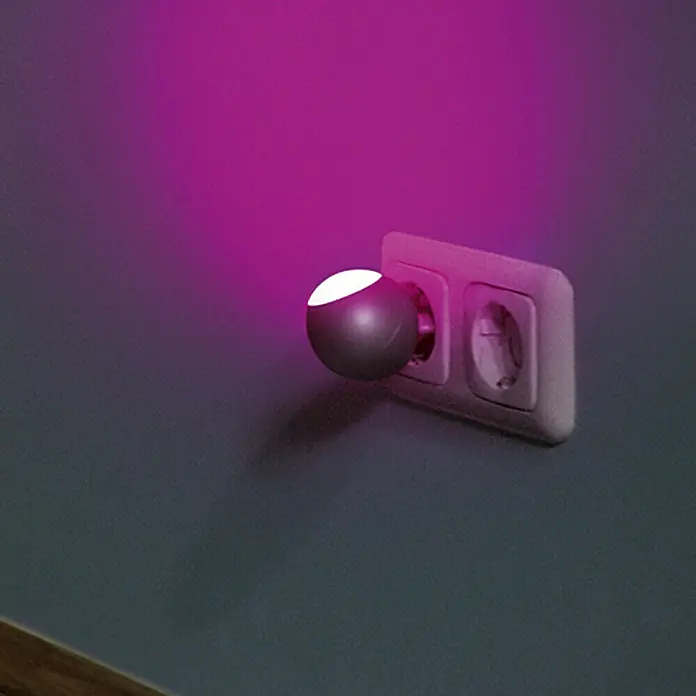 Osram Luz de noche LED Lunetta Colormix - 1,1 W, Diámetro lámpara: 53 mm, Amarillo