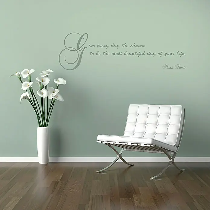 Komar Dekosticker Mark Twain - Beautiful, Silber