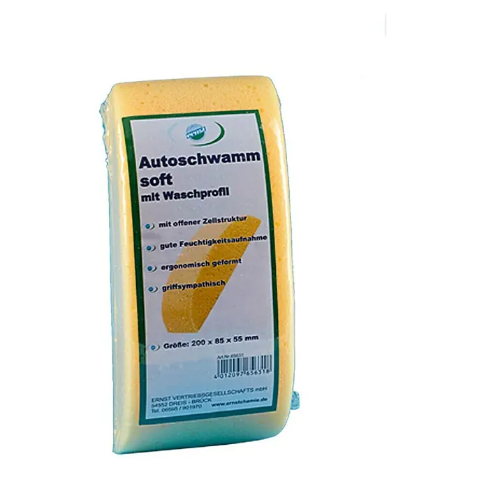 Ernst Autoschwamm - Gelb - Vorderansicht
