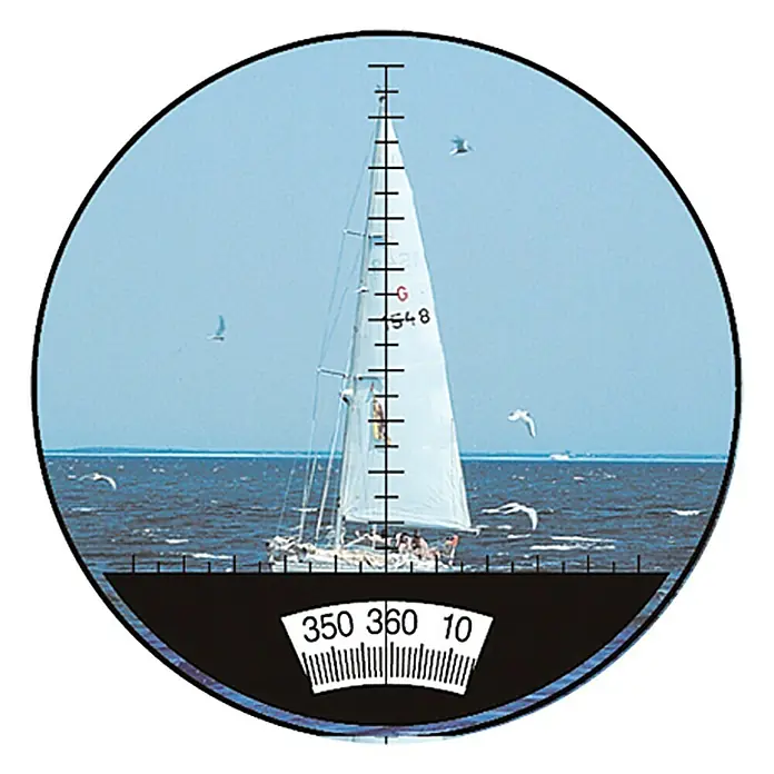 Talamex Fernglas - 7-fach, Durchmesser Objektiv: 50 mm, Mit Kompass - Vorderansicht