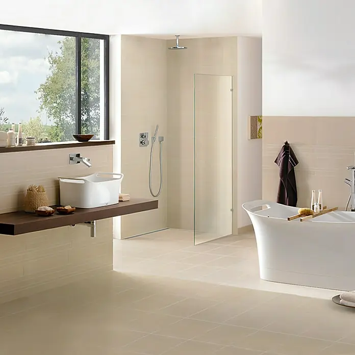 Futura by Palazzo Feinsteinzeugfliese - 30 x 60 cm, Beige, Glänzend
