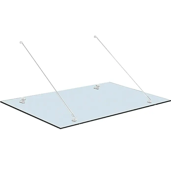 Solid Elements Staklo za nadstrešnicu Pure Maxi - 1.500 x 900 mm, Prozirno staklo