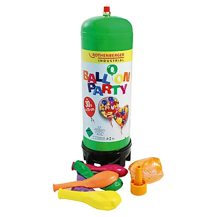 Rothenberger Industrial Ballon-Party-Set - 2 l, Helium - Vorderansicht
