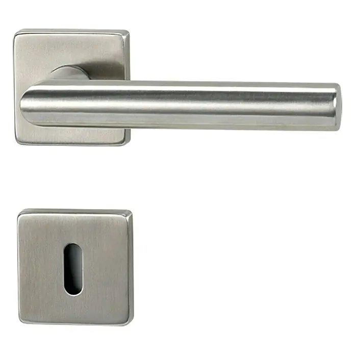 Diamond Doors Modern Set kvaka za sobna vrata Quattro - Mat, Standardna brava za sobna vrata - Pogled sprijeda