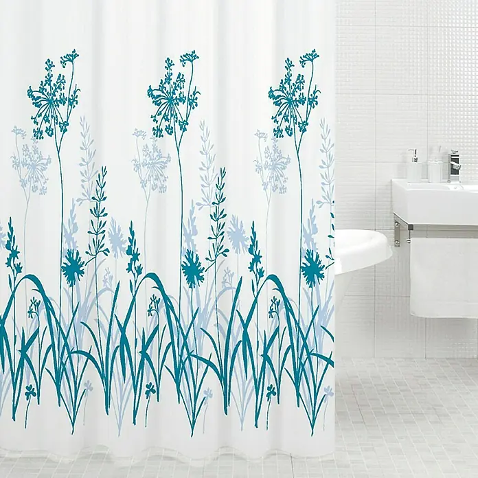 Venus Tekstilna zavjesa za kadu Plants - 120 x 200 cm