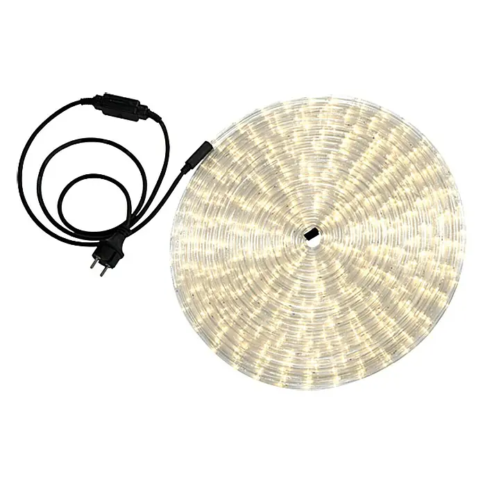Globo LED-Lichtschlauch - 18 m, Warmweiß, IP44 - Vorderansicht