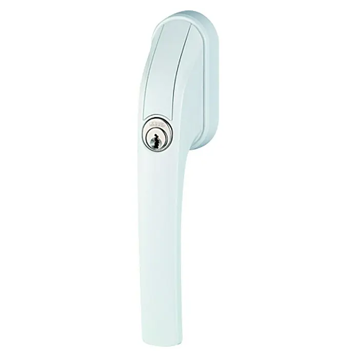 Abus Fenstergriff FG 300 - Universell einsetzbar, Weiß, Abschließbar - Vorderansicht