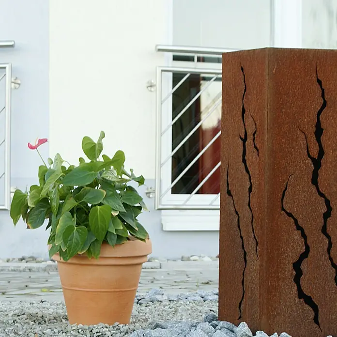Geli Okrugla posuda za biljke Milano - Maks. vanjski promjer: 35 cm, Visina: 28 cm, Terakota