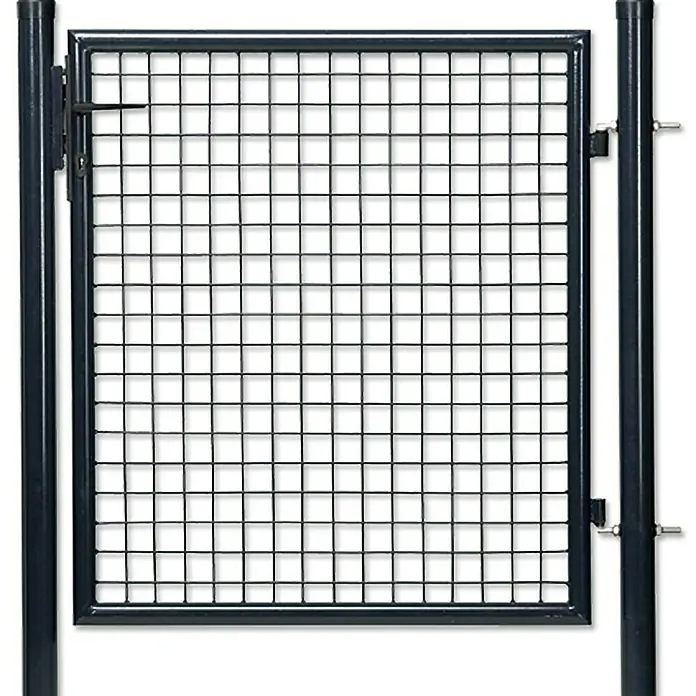 Vrata za ogradu - 87 cm x 1 m, Antracit, Metal