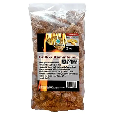 Natuurlijk aanmaakmateriaal