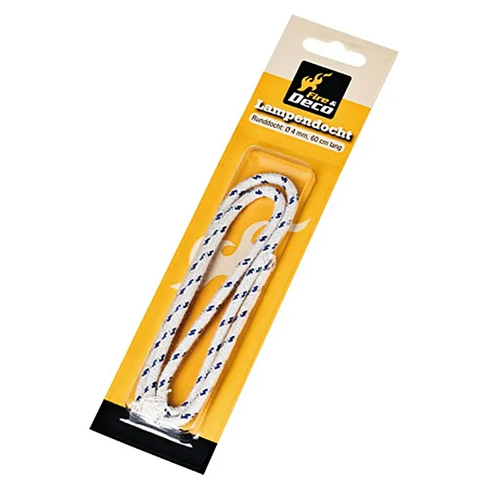Lampendocht - Länge: 60 cm, Durchmesser: 4 mm - Vorderansicht