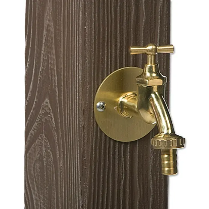Wasserzapfstelle Forest - Dunkelbraun, Höhe: 100 cm, Ausstattung: Wasserhahn - Detailaufnahme