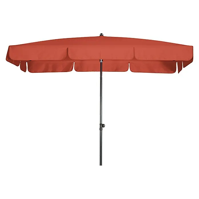 Doppler Sonnenschirm Sunline Waterproof III - Terracotta, 260 x 150 cm - Vorderansicht