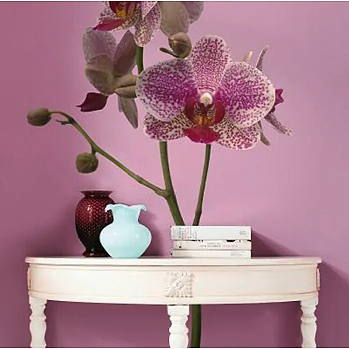 Komar Dekosticker - Orchidee, Rosa/Weiß/Grün, 100 x 70 cm - Stimmungsaufnahme