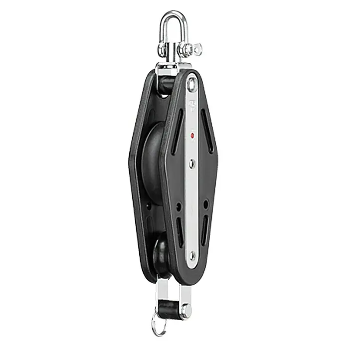 Sprenger Violinblock - 12 mm, Kugellager, Mit Wirbel, Arbeitslast: 250 kg - Linke Seitenansicht