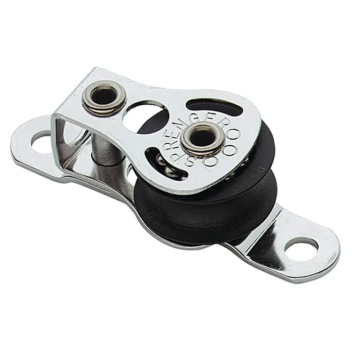 Sprenger Micro-XS-Liegeblock - 8 mm, 1 Rolle, Mit Lasche, Kugellager - Rechte Seitenansicht
