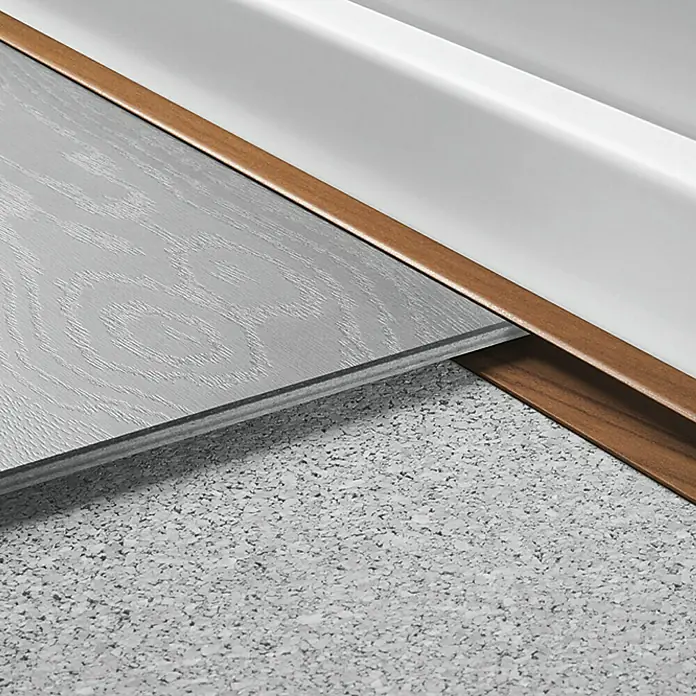 LOGOCLIC Krajnji profil - drvo oraha, 0,9 m x 24 mm x 12 mm, Vrsta montaže: Lijepljenje - Detaljan prikaz