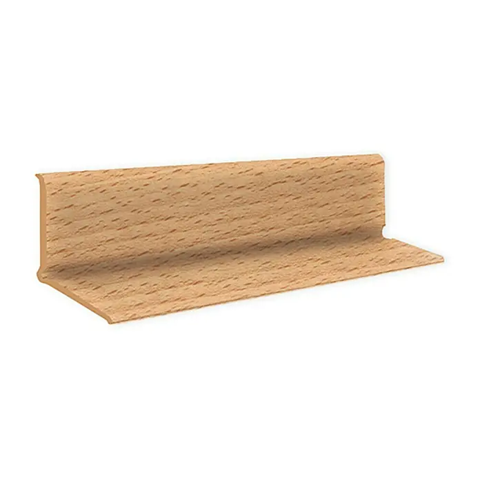 LOGOCLIC Knickwinkel - Buche, 5 m x 18,5 mm x 18,5 mm, Kleben - Detailaufnahme