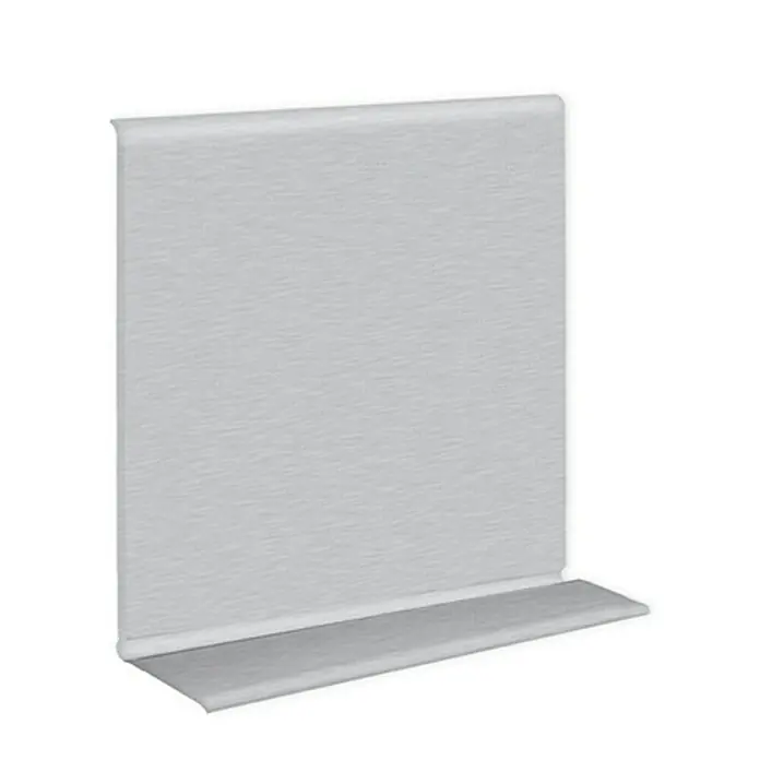 LOGOCLIC Tanka podna lajsna - Sive boje, 10 m x 15 mm x 50 mm, Lijepljenje - Detaljan prikaz