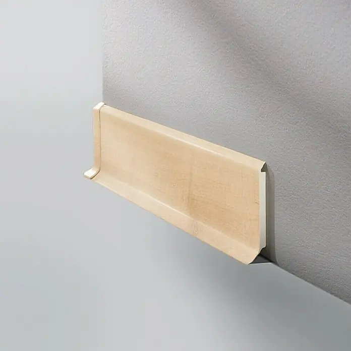 LOGOCLIC Podna lajsna od tvrde pjene HSL - Bukva svijetlo, 2,5 m x 14 mm x 60 mm - Živopisni prikaz