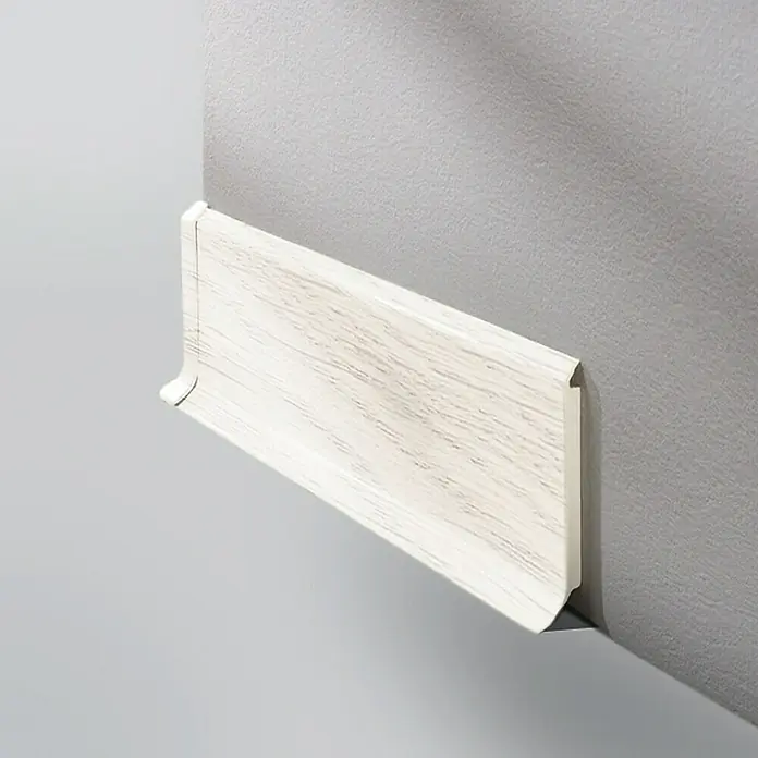 LOGOCLIC Podna lajsna od tvrde pjene HSL - Bijeli jasen, 2,5 m x 14 mm x 60 mm - Živopisni prikaz