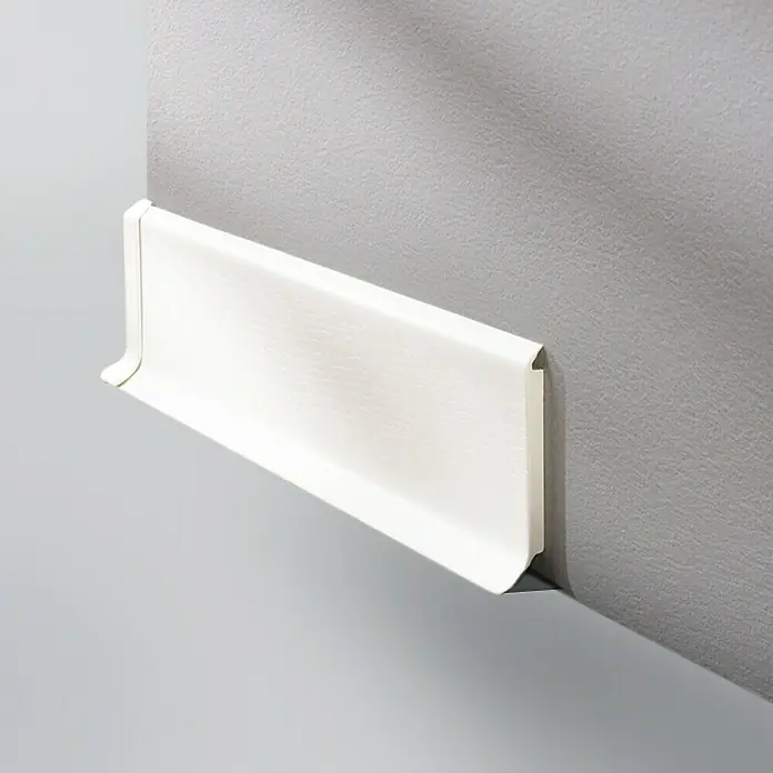 LOGOCLIC Podna lajsna od tvrde pjene HSL - Bijele boje, 2,5 m x 14 mm x 60 mm - Živopisni prikaz