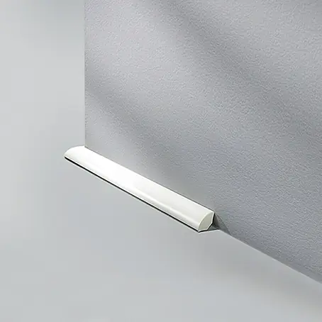 LOGOCLIC  Polukružna kutna lajsna Bijeli