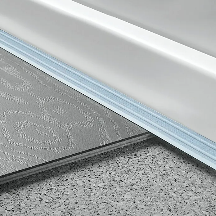 LOGOCLIC Rubni profil - Srebrne boje, 2,7 m x 24,5 mm x 20 mm, Vrsta montaže: Lijepljenje - Detaljan prikaz