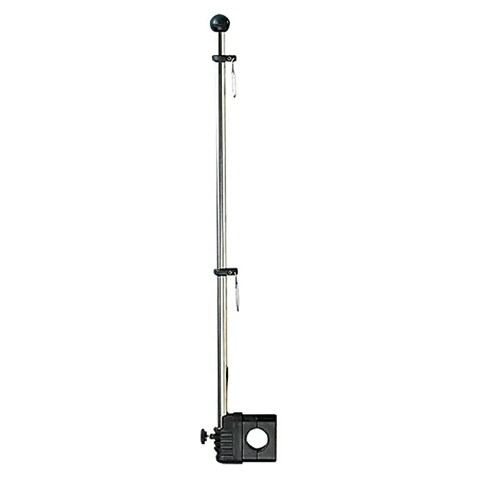 Flaggenstock - Länge: 430 mm, 22 mm - 25 mm - Vorderansicht