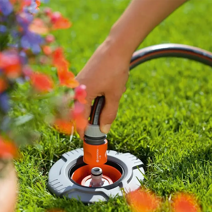 Gardena Wassersteckdose - ¾″ - Anwendungsbeispiel