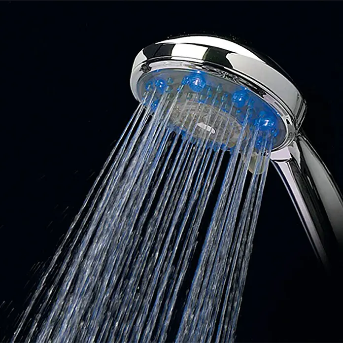 Mixomat LED tuš slušalica Starshine - Krom-prozirno, Promjer: 11 cm