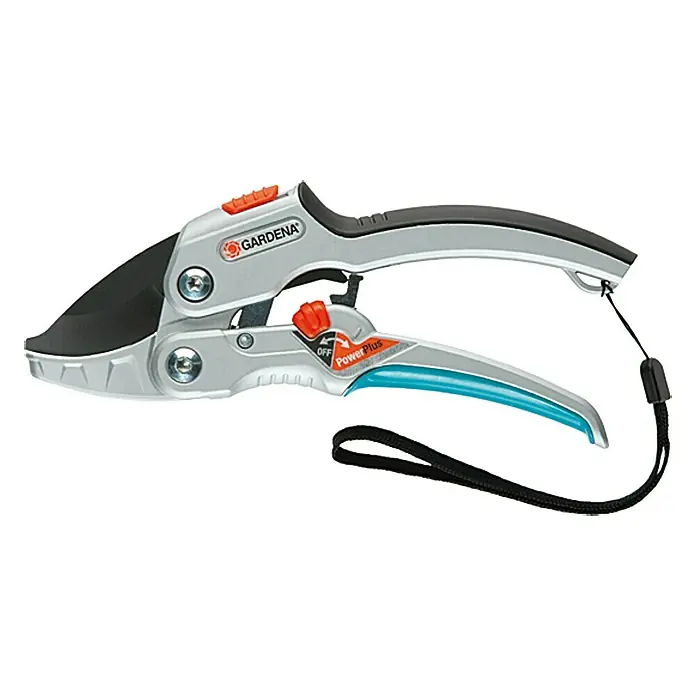 Gardena Comfort Škare za vrt Smart Cut - Amboss, Maksimalna debljina grane: 22 mm, Račni prijenos - Pogled s lijeve strane